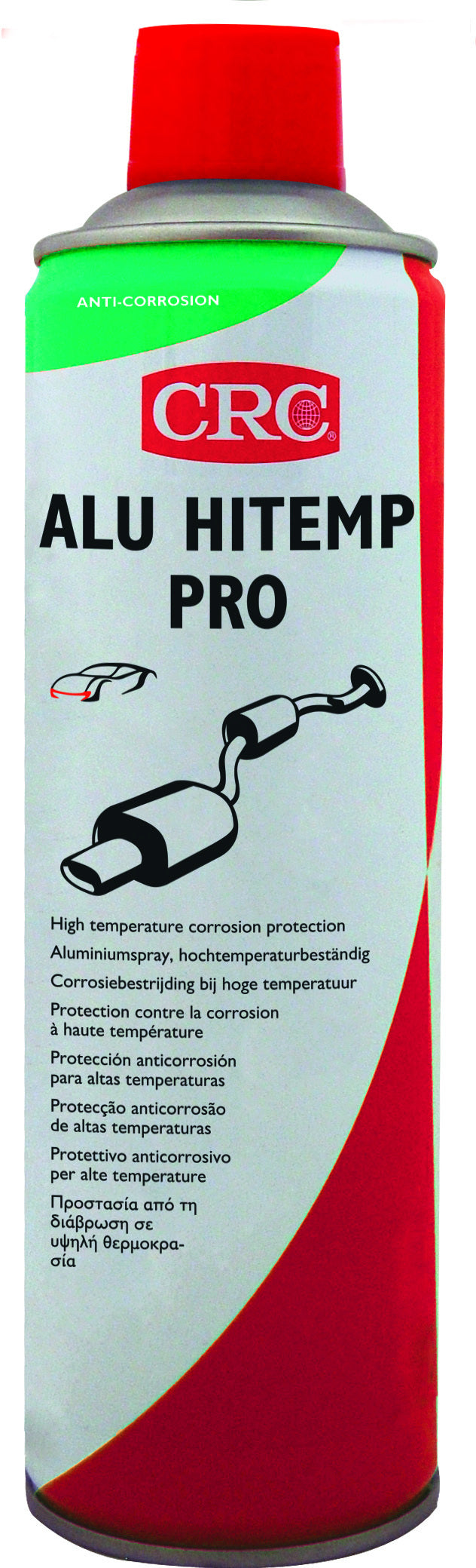 CRC Alu Hitemp PRO spray, Rostskydd för avgassystem Silvergrå 500 ml