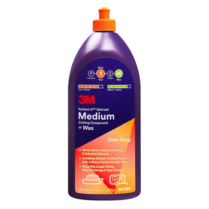 3M Perfect-It Gelcoat Medium – Polermedel med vax - 946 ml