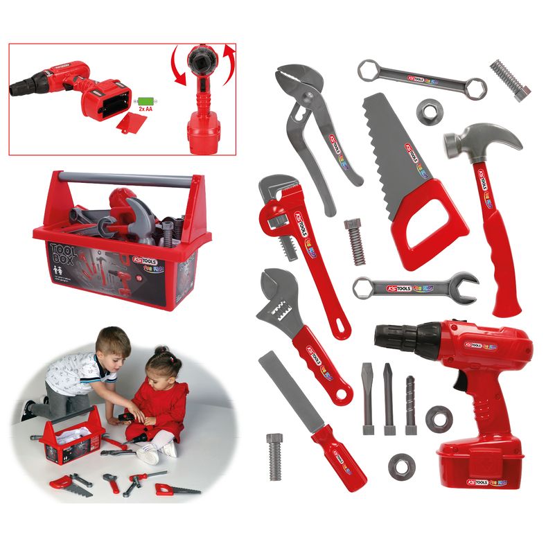 KS TOOLS Leksaks set Antal verktyg: 19 KS100073