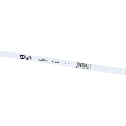 KS TOOLS HSS-Bi-Co 8 högpresterande metallsågblad, tandavstånd 1,0mm KS129.6620-24