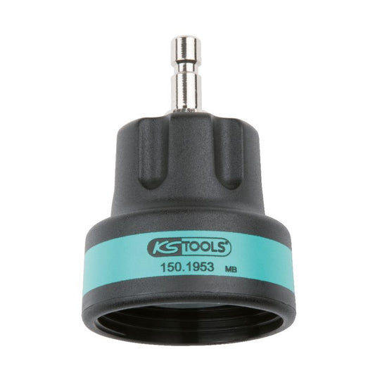 KS TOOLS Kylsystem-bajonettadapter, #18, IG M46x3, turkos