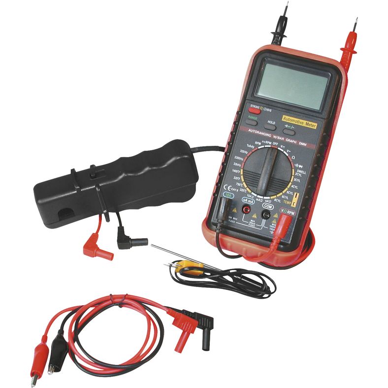 KS TOOLS verkstads multimeter med induktionspincett