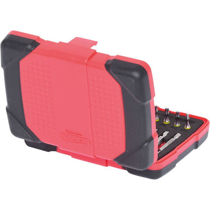 KS TOOLS 1/4" + 10 mm specialavdragarsats för TX-skruvar, 18 delar
