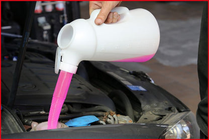 KS TOOLS Mätkopp med flexibelt utlopp, 1 liter