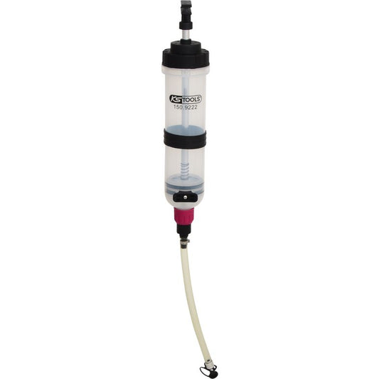 KS TOOLS Utsugnings- och påfyllningshandpump, 1,5l