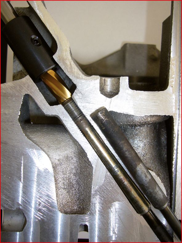 KS TOOLS universell utborrningssats för glödstift M8 x1, 8-delars