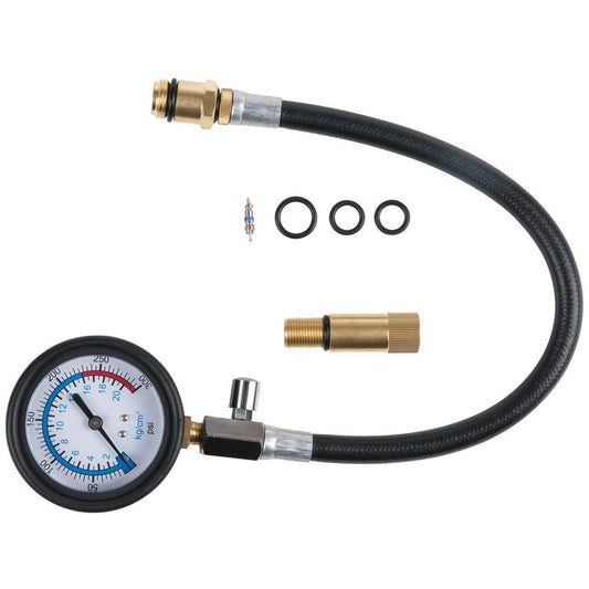KS TOOLS Kompressionstestare-sats, 2-delars