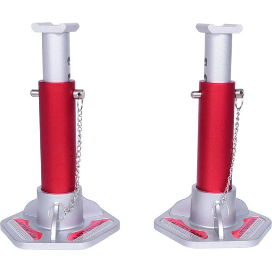 KS TOOLS Aluminium-underredebock-sats 2-delars