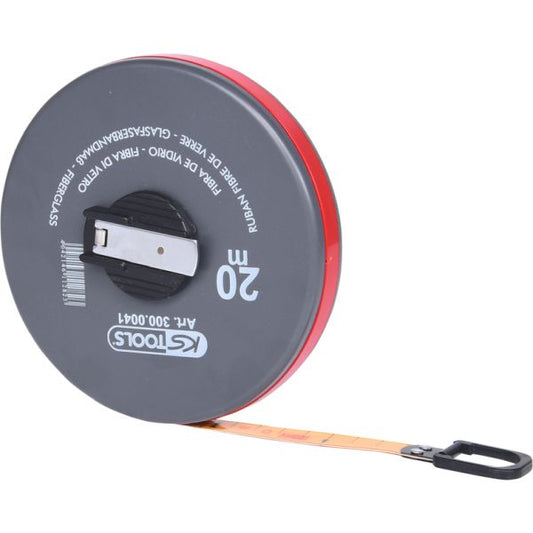 KS TOOLS måttband med plastband, 20m