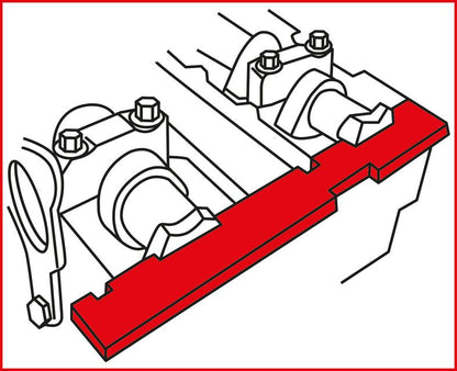 KS TOOLS Ford / Mazda - motorinställning-verktyg-sats, 4-delars