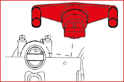 KS TOOLS Volvo / GM / Opel / Saab - motorinställning-verktyg-sats, 5-delars