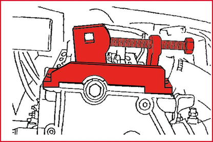 KS TOOLS Volvo / GM / Opel / Saab - motorinställning-verktyg-sats, 5-delars