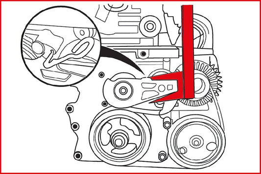 KS TOOLS BMW / Mini - motorinställning-verktyg-sats, 4-delars