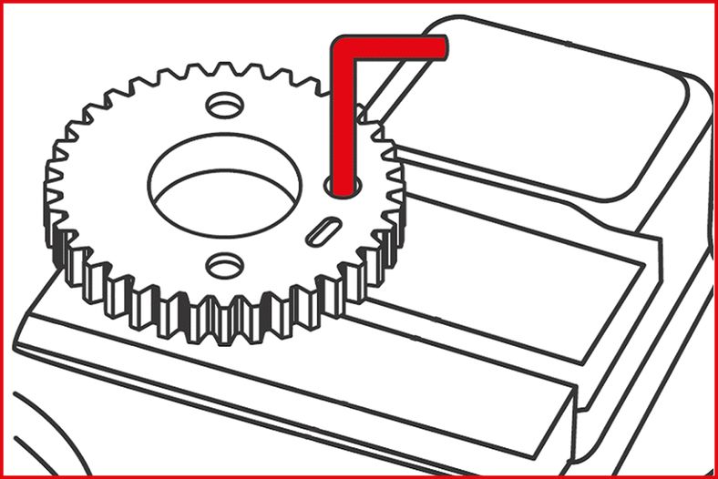 KS TOOLS Nissan / Renault - motorinställning-verktyg-sats, 8-delars
