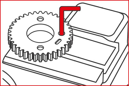 KS TOOLS Nissan / Renault - motorinställning-verktyg-sats, 8-delars