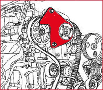 KS TOOLS Renault - motorinställning-verktyg-sats, 18-delars