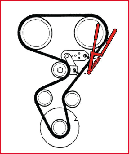 KS TOOLS Isuzu / GM / Opel / Saab - motorinställning-verktyg-sats, 33-del