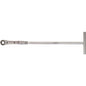 KS TOOLS Glödstift-T-handtag-ringspärr-lyftskallra, 10mm