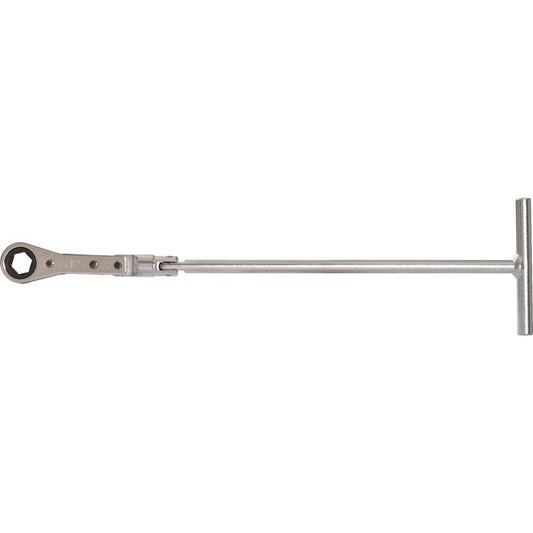 KS TOOLS Glödstift-T-handtag-ringspärr-lyftskallra, 12mm