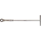 KS TOOLS Glödstift-T-handtag-ringspärr-lyftskallra, 14mm
