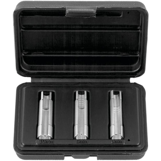 KS TOOLS Special-glödstift-jackmutter-sats, 3-delars