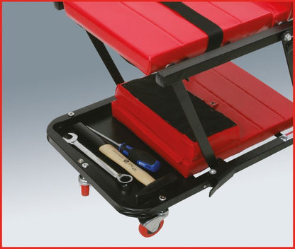 KS TOOLS mekanikervagn och fällsits, 1200x460mm, liggbräda