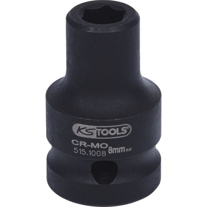 KS TOOLS 1/2" 6-kants krafthylsa 8mm