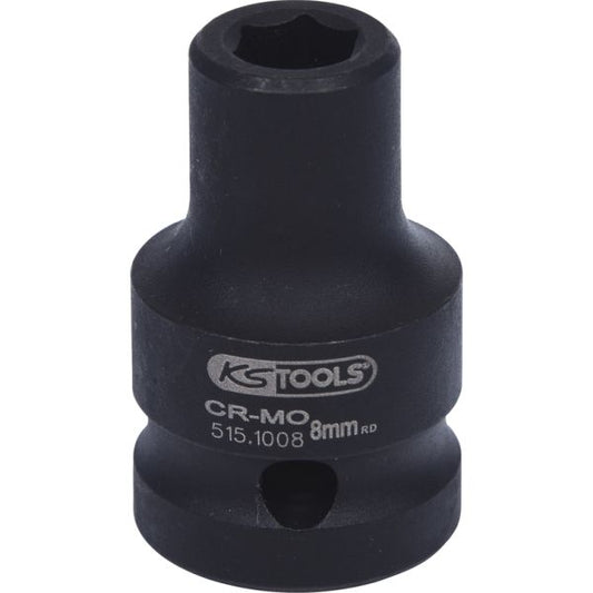 KS TOOLS 1/2" 6-kants krafthylsa 8mm