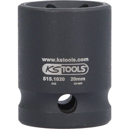 KS TOOLS 1/2" 6-kants krafthylsa 20mm