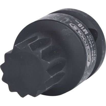 KS TOOLS XZN Kraftbitshylsa M18 1/2"