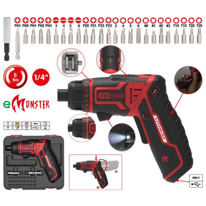 KS TOOLS SKRUVDRAGARE BATTERIDRIVEN 27-DELAR