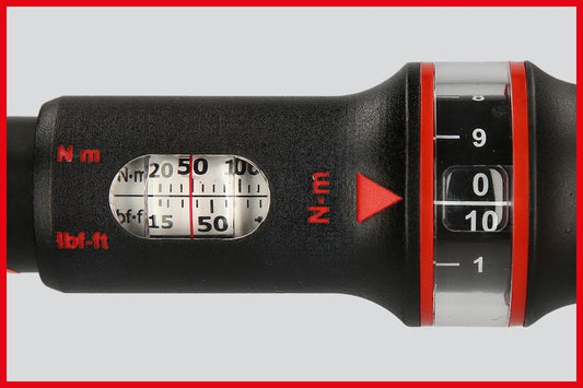 KS TOOLS 1" ERGOTORQUEprecision momentnyckel med spärr, vridknapp, 300-10