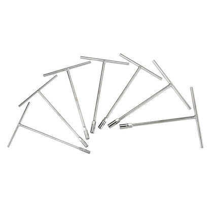 KS TOOLS T-handtag insticksnyckel-sats, 7-delars, 8-14mm