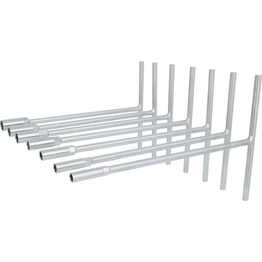 KS TOOLS T-handtag insticksnyckel-sats, 7-delars, 8-14mm