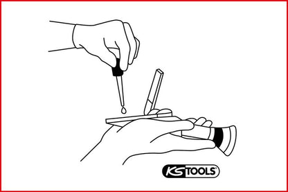 KS TOOLS refraktometer kylvätka/batterisyra