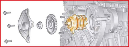KS TOOLS VW vattenpump-avmonterings-verktygssats, 3-delars