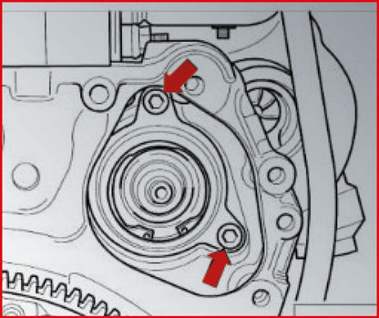 KS TOOLS VW vattenpump-avmonterings-verktygssats, 3-delars