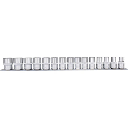 KS Tools 1/2" Hylssats 12-kant, 10–24 mm – 15 delar i krom-vanadium