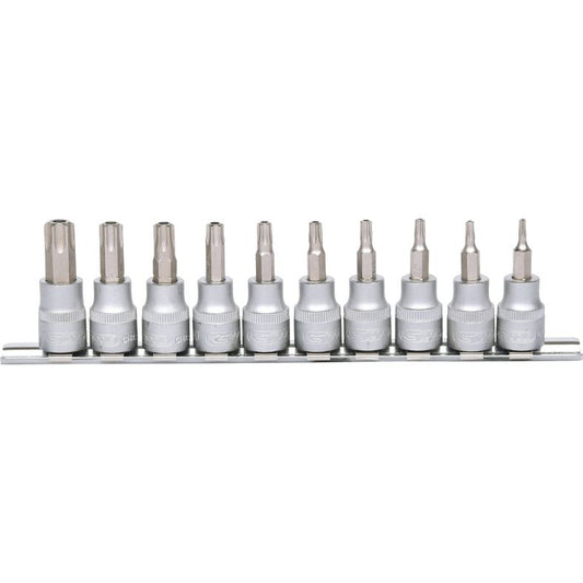 KS TOOLS 3/8" bit-hylssats 10-delars TB10-TB55 med stjärnhål. KS911.3940