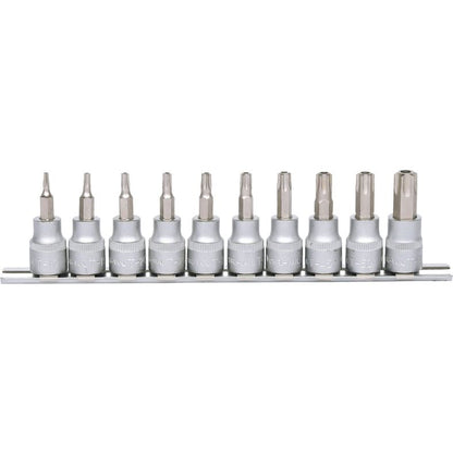 KS TOOLS 3/8" bit-hylssats 10-delars TB10-TB55 med stjärnhål. KS911.3940