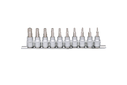 KS TOOLS 3/8" bit-hylssats 10-delars TB10-TB55 med stjärnhål. KS911.3940