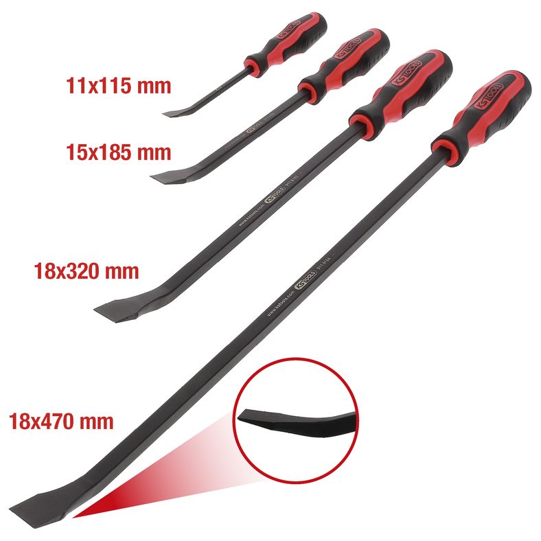 KS TOOLS lyftjärnssats, 4-delars