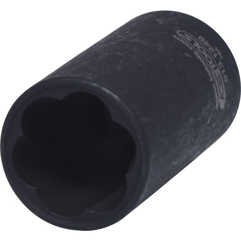 KS TOOLS 1/2" spiralprofil krafthylsa, 19mm, 50mm lång