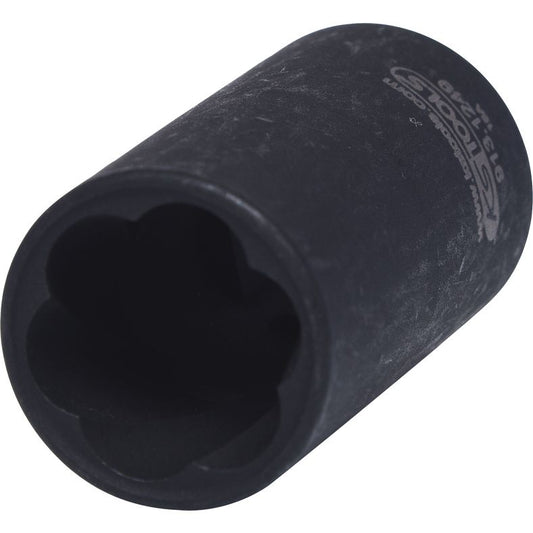 KS TOOLS 1/2" spiralprofil krafthylsa, 19mm, 50mm lång