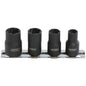 KS TOOLS 1/4" spiralprofil hylssats, 4-delars, 8-13mm