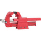 KS TOOLS Skruvstock utan rundtallrik, 125 mm