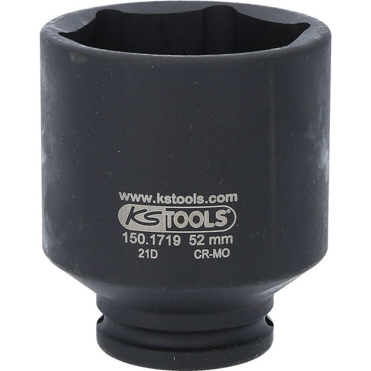 KS TOOLS Drivaxelverktyg 1/2" specialhylssnyckel för drivaxlar 52mm