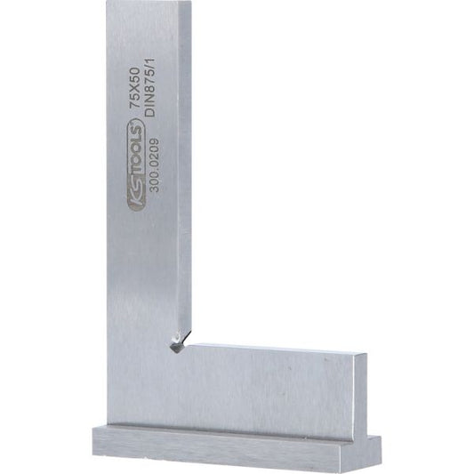 KS TOOLS Vinkelhake kvadrat enligt DIN 875/1, 75mm