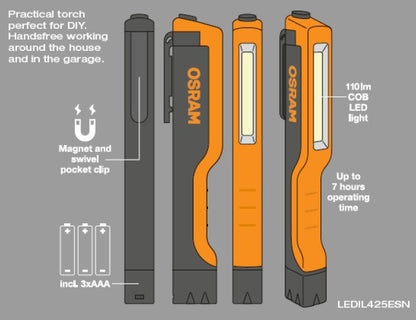 Arbetslampa OSRAM LEDinspect® POCKET 110 ESSENTIAL