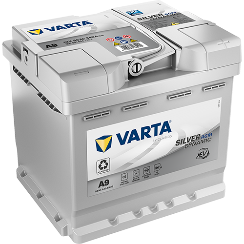 VARTA Batteri, SILVER Dynamic xEV AGM Start-Stopp 12V 50 ah 540 A